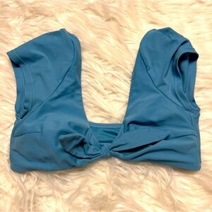 Blue Bikini Top